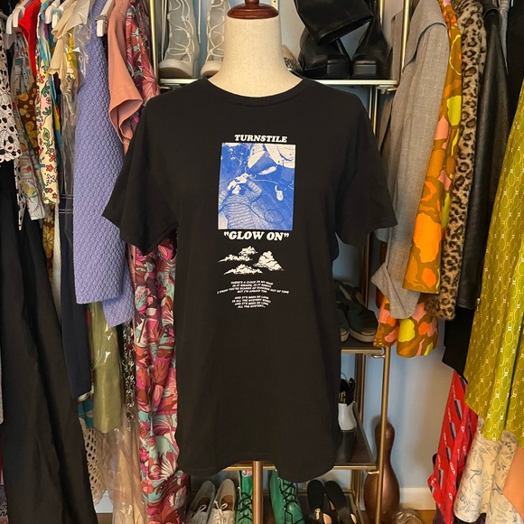 Rare Turnstile “Glow On” Tee - Size Medium